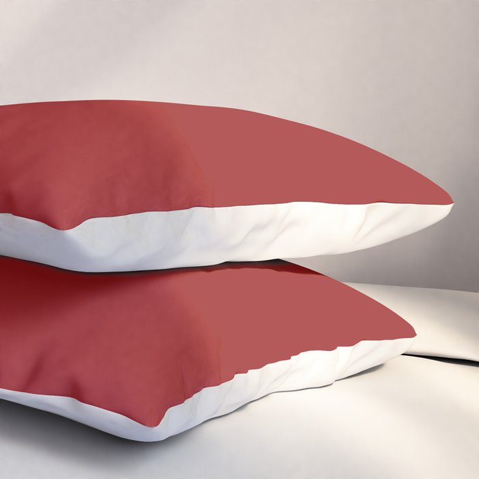 Navy Bold Red Stripe Pillow Sham Gallery Image 3