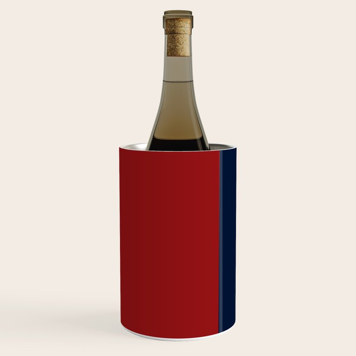 Navy Bold Red Stripe Wine Chiller Gallery Image 3
