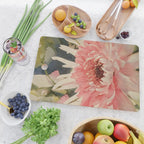 Pink germini dahlia flower 3 Cutting Board Gallery Image 2