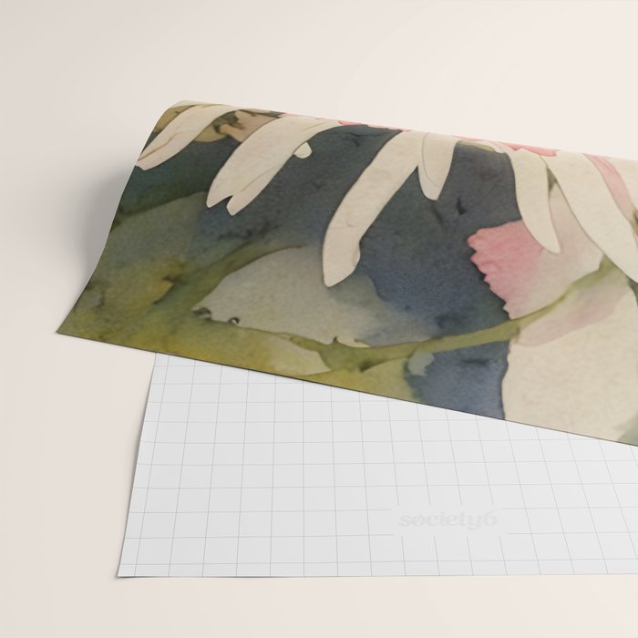 Pink germini dahlia flower 3 Wrapping Paper Gallery Image 2