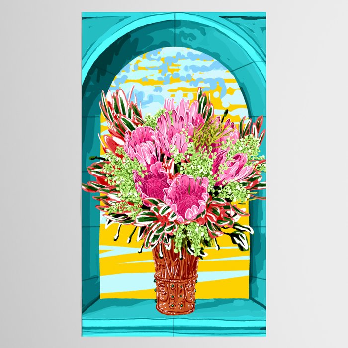 The Good Vibes Flower Pot Tablecloth Gallery Image 2