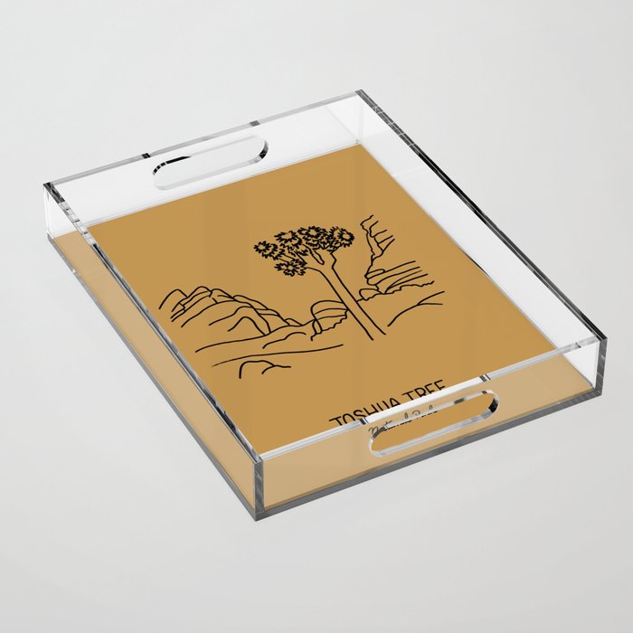 Joshua Tree National Park Acrylic Tray Gallery Image 1