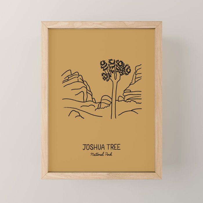 Joshua Tree National Park Mini Art Print Gallery Image 1