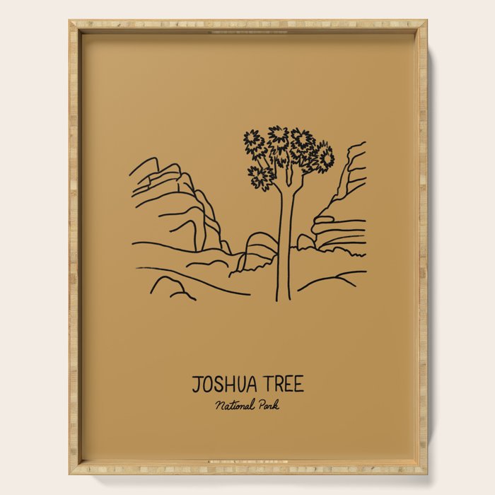 Joshua Tree National Park Serving Tray Gallery Image 1