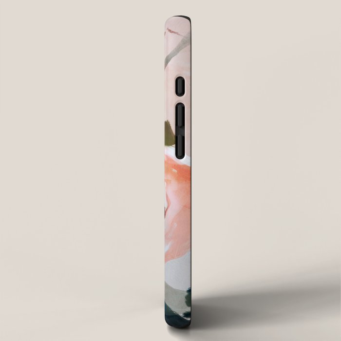 floral bloom abstract painting iPhone Case Gallery Image 2