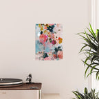 floral bloom abstract painting Poster Gallery Image 2