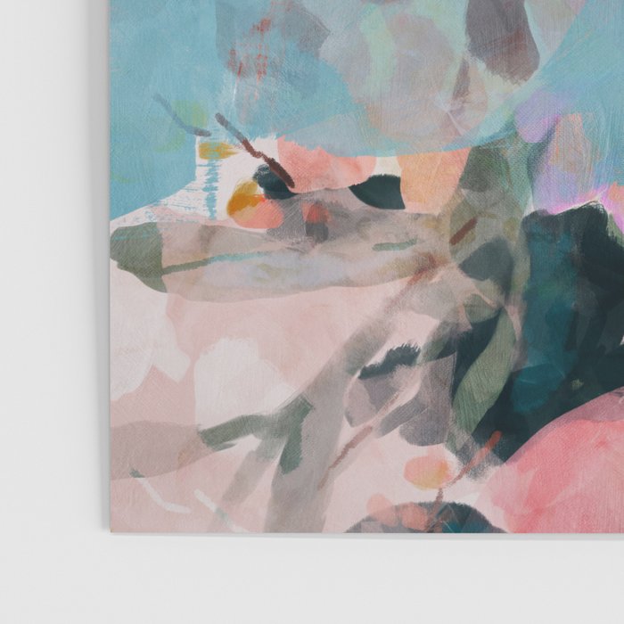 floral bloom abstract painting Poster Gallery Image 3