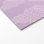 Conch Shell on Lavender Welcome Mat Gallery Image 2