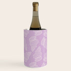 Conch Shell on Lavender Wine Chiller Gallery Image 2