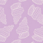 Conch Shell on Lavender Coffee Mug Gallery Image 2