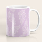 Conch Shell on Lavender Coffee Mug Gallery Image 1