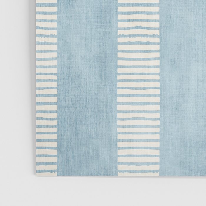Modern Minimalist Light Blue Lines Hand Drawn Simple Art Poster Gallery Image 3