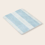Modern Minimalist Light Blue Lines Hand Drawn Simple Art Notebook Gallery Image 2