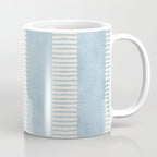 Modern Minimalist Light Blue Lines Hand Drawn Simple Art Coffee Mug Gallery Image 1