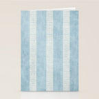 Modern Minimalist Light Blue Lines Hand Drawn Simple Art Stationery Card Gallery Image 2