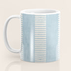 Modern Minimalist Light Blue Lines Hand Drawn Simple Art Coffee Mug Gallery Image 3