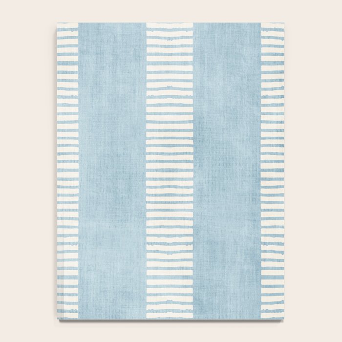 Modern Minimalist Light Blue Lines Hand Drawn Simple Art Notebook Gallery Image 4