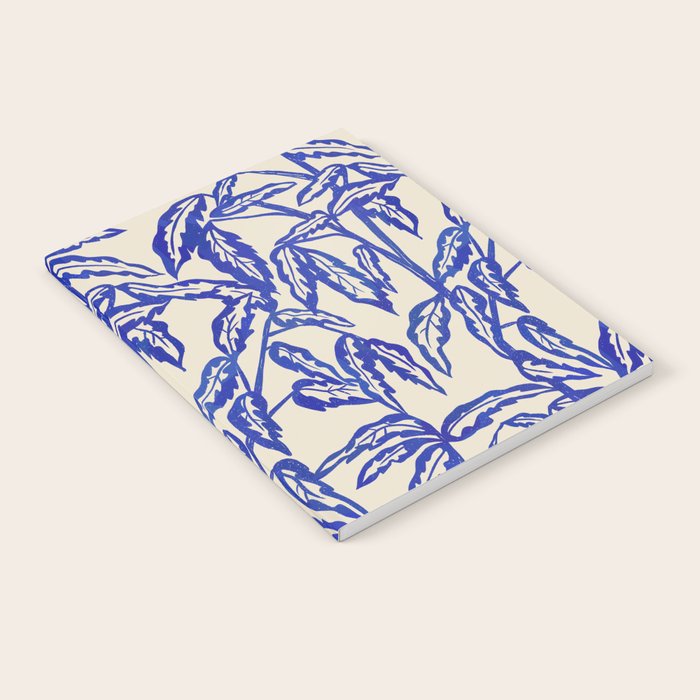 Minimal Blue Plant Notebook Gallery Image 2