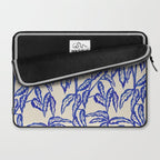 Minimal Blue Plant Laptop Sleeve Gallery Image 2