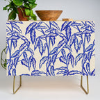 Minimal Blue Plant Credenza Gallery Image 1