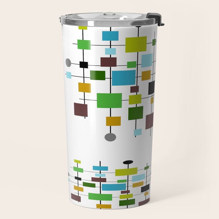 Mid-Century Modern Art 1.3.2 Travel Mug Gallery Image 2