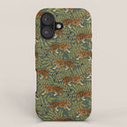 Tigers - forest and fern iPhone Case Gallery Image 1