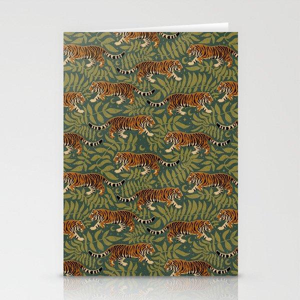 Tigers - forest and fern Stationery Card Gallery Image 2
