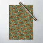 Tigers - forest and fern Wrapping Paper Gallery Image 1
