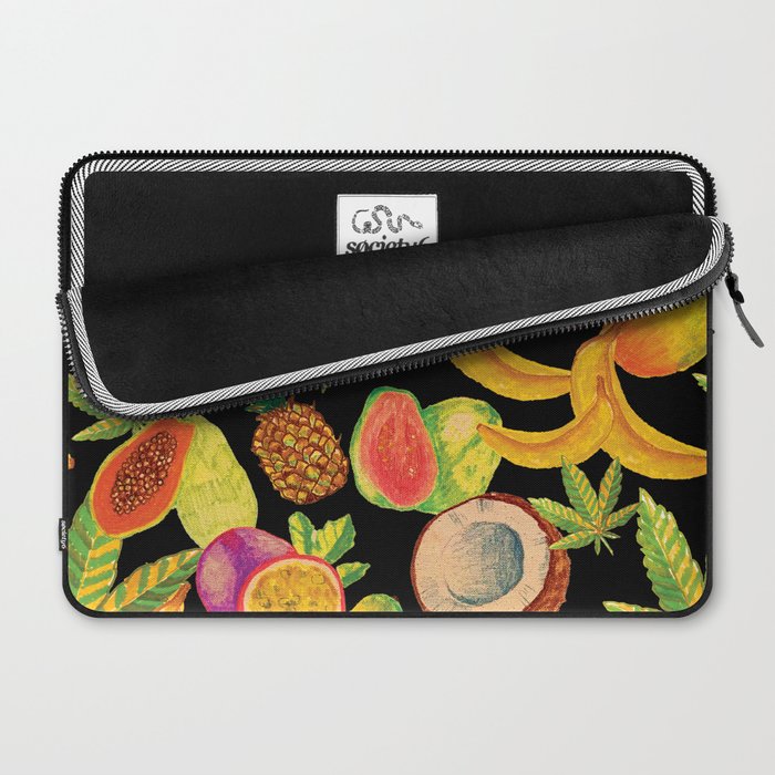 Tropical Cannabis Fruit Laptop Sleeve Gallery Image 2