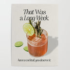 You Deserve a Cocktail Poster Gallery Image 4