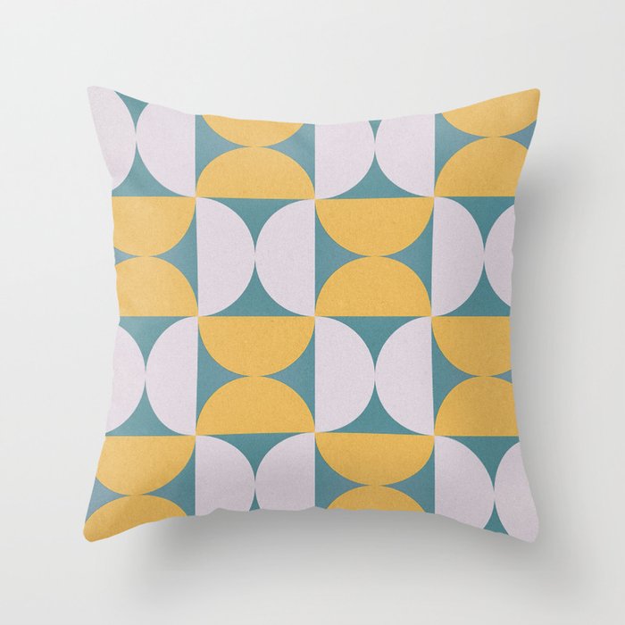 Mid Century Life Throw Pillow Gallery Image 1