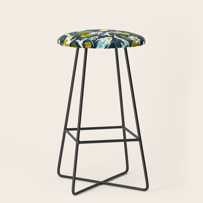 Koi Pond - Green Stool Gallery Image 1