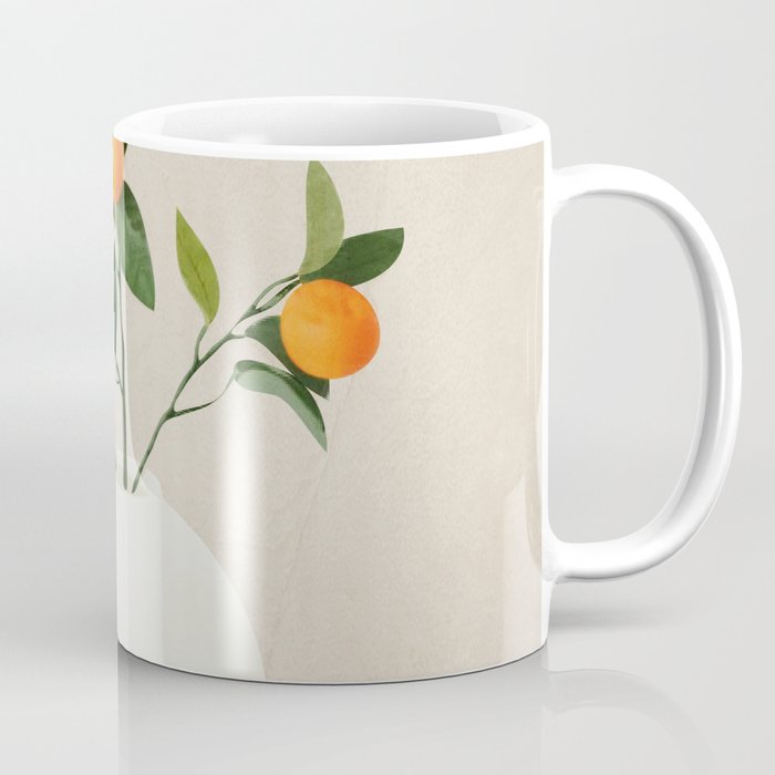  Orange Tree Branch in a Vase 01 Coffee Mug Gallery Image 1