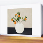  Orange Tree Branch in a Vase 01 Wall Mural Gallery Image 2