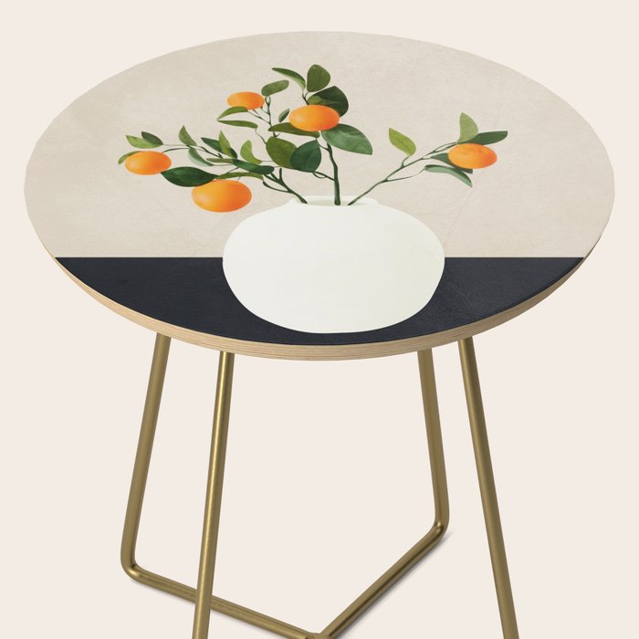  Orange Tree Branch in a Vase 01 Side Table Gallery Image 2