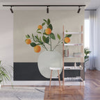  Orange Tree Branch in a Vase 01 Wall Mural Gallery Image 1