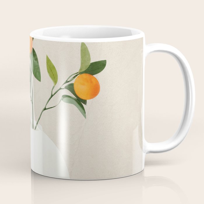  Orange Tree Branch in a Vase 01 Coffee Mug Gallery Image 1