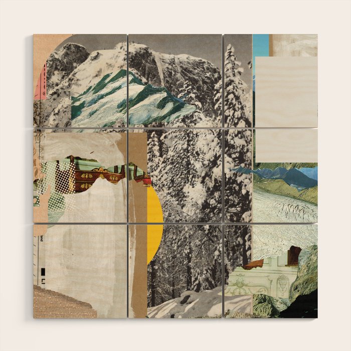 mountain dream land · day 5 Wood Wall Art Gallery Image 1