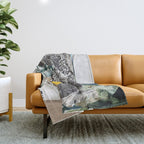 mountain dream land · day 5 Throw Blanket Gallery Image 1