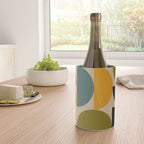 abstract mid mod half circles Wine Chiller Gallery Image 4