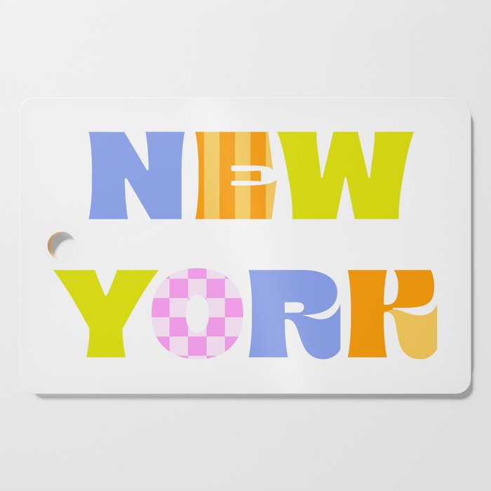 New York In Color Cutting Board Gallery Image 1