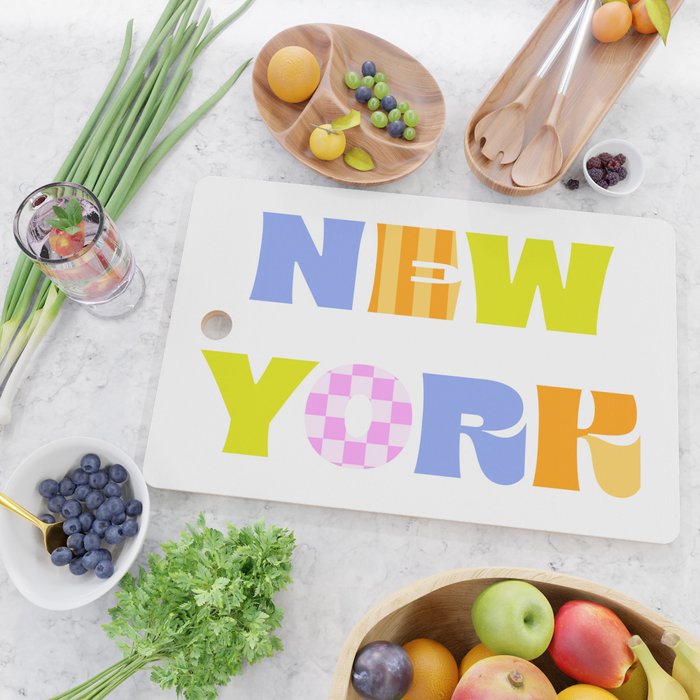 New York In Color Cutting Board Gallery Image 2