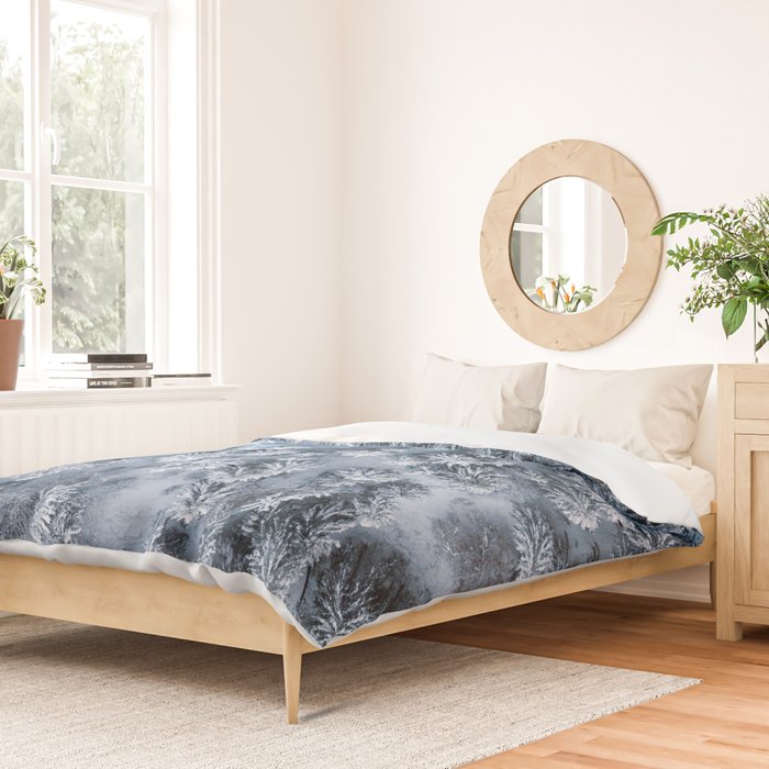 Winter Pine Forest Duvet Cover Gallery Image 2