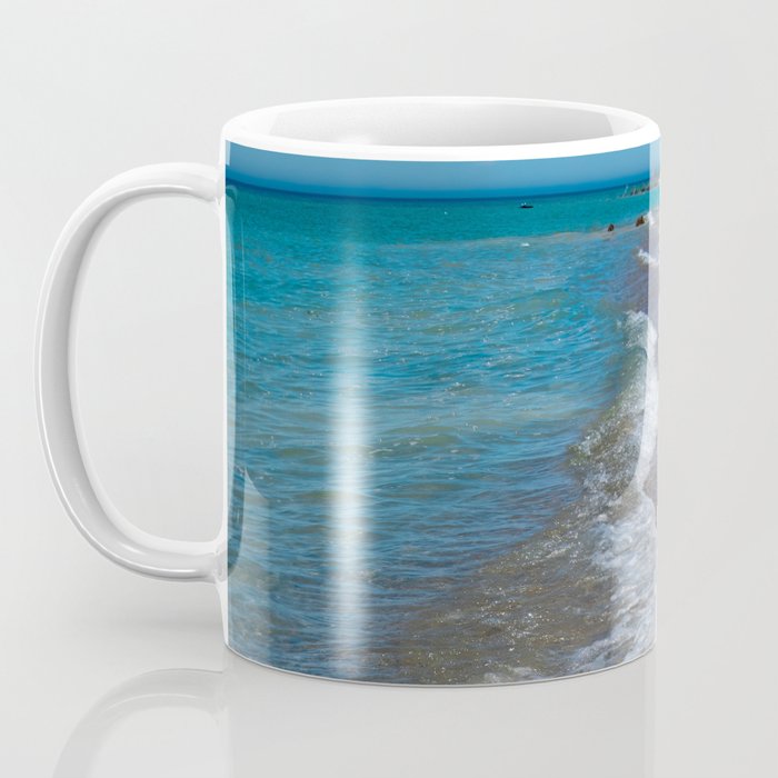 Lake Michigan Beach, Charlevoix - II Coffee Mug Gallery Image 3