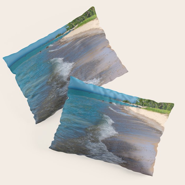Lake Michigan Beach, Charlevoix - II Pillow Sham Gallery Image 3
