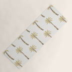 Mediterranean Palm Trees - Gold Palette Yoga Mat Gallery Image 1
