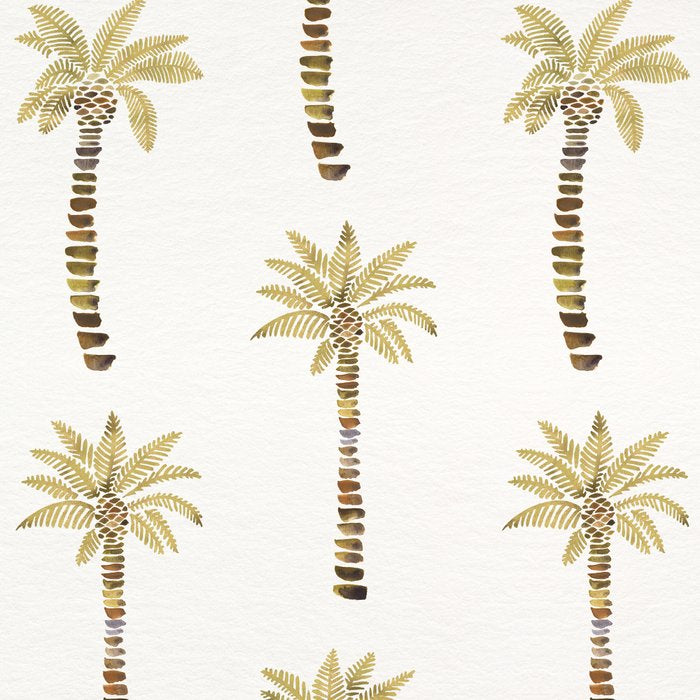 Mediterranean Palm Trees - Gold Palette Coffee Mug Gallery Image 2