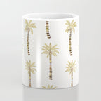Mediterranean Palm Trees - Gold Palette Coffee Mug Gallery Image 4