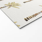 Mediterranean Palm Trees - Gold Palette Welcome Mat Gallery Image 2