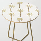 Mediterranean Palm Trees - Gold Palette Side Table Gallery Image 2